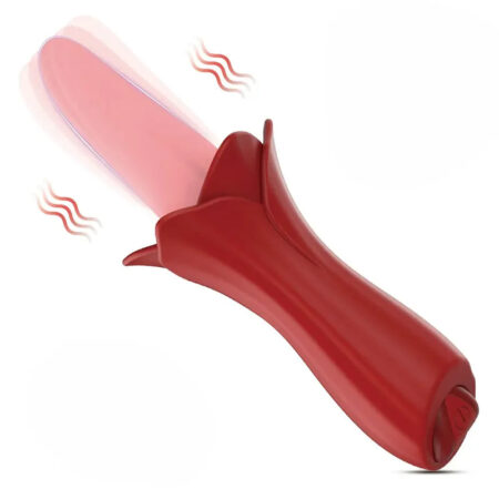 Intimate Rose Tongue Vibrator for Women