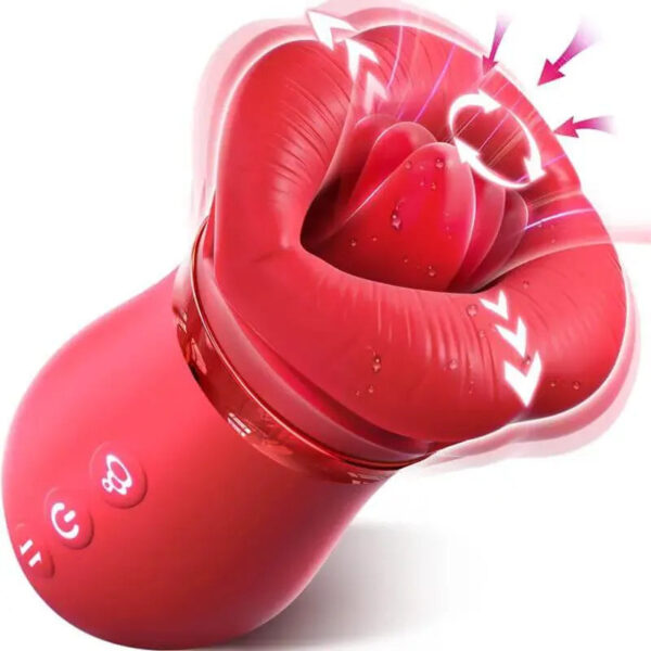 Rose Vibrator for Sucking, Licking