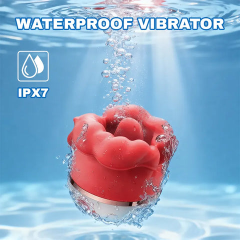 Rose Sucking and Licking Vibrator