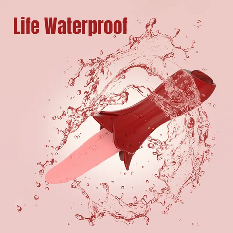 Intimate Rose Tongue Vibrator for Women