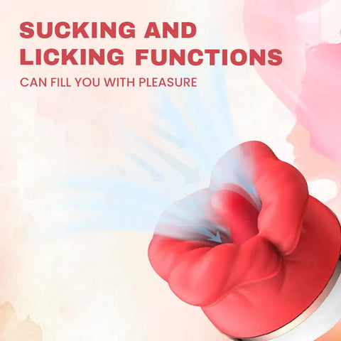 Rose Sucking and Licking Vibrator