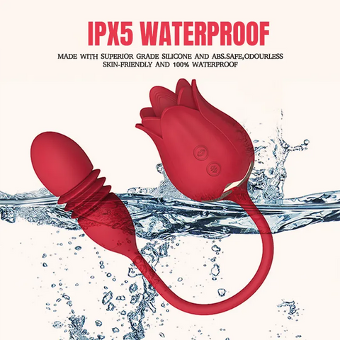 Rose Petal Tongue Licking Clitoral Massager