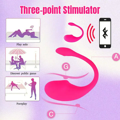 Bluetooth G-Spot Vibrator – Dolphin-Inspired Design